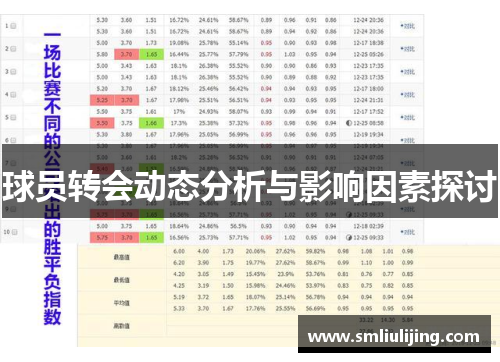 球员转会动态分析与影响因素探讨